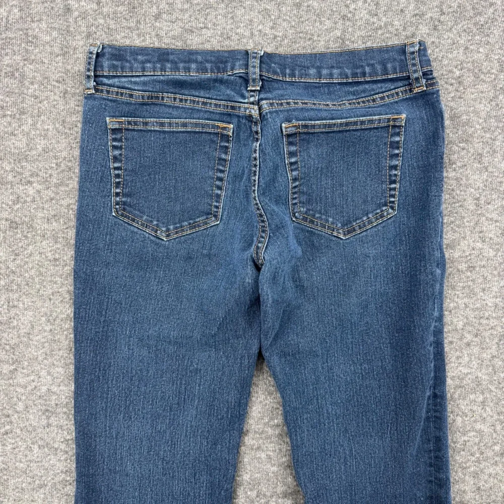 Gap Premium Long and Lean Medium Wash Flare Denim Jeans Womens 4/27R Long